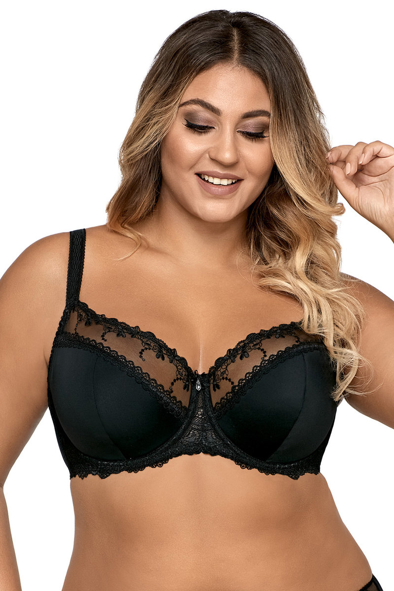 AVA biustonosz AV-1030 SEMI-SOFT czarny 95D