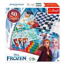 Disney Frozen 50 Games Wersja Niemiecka! Trefl
