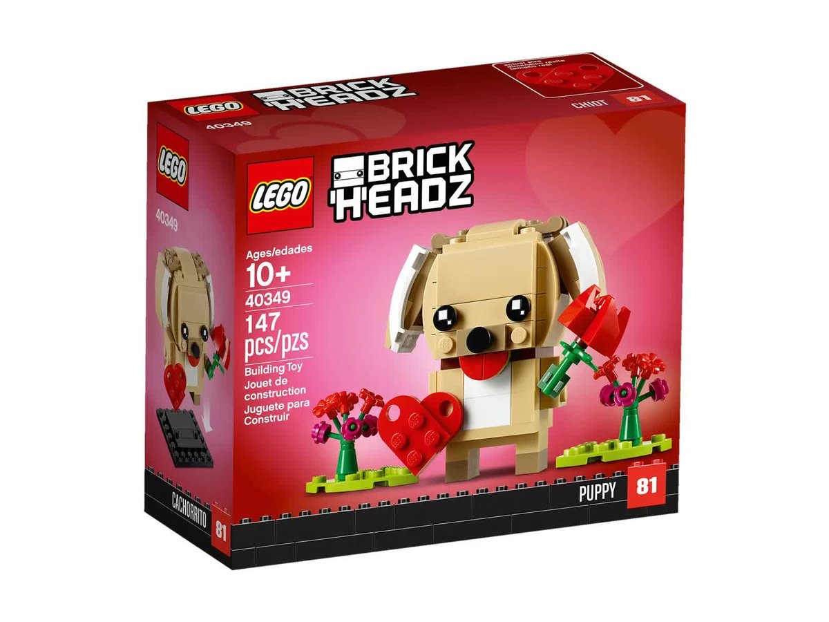 40349 BrickHeadz - Walentynkowy szczeniaczek