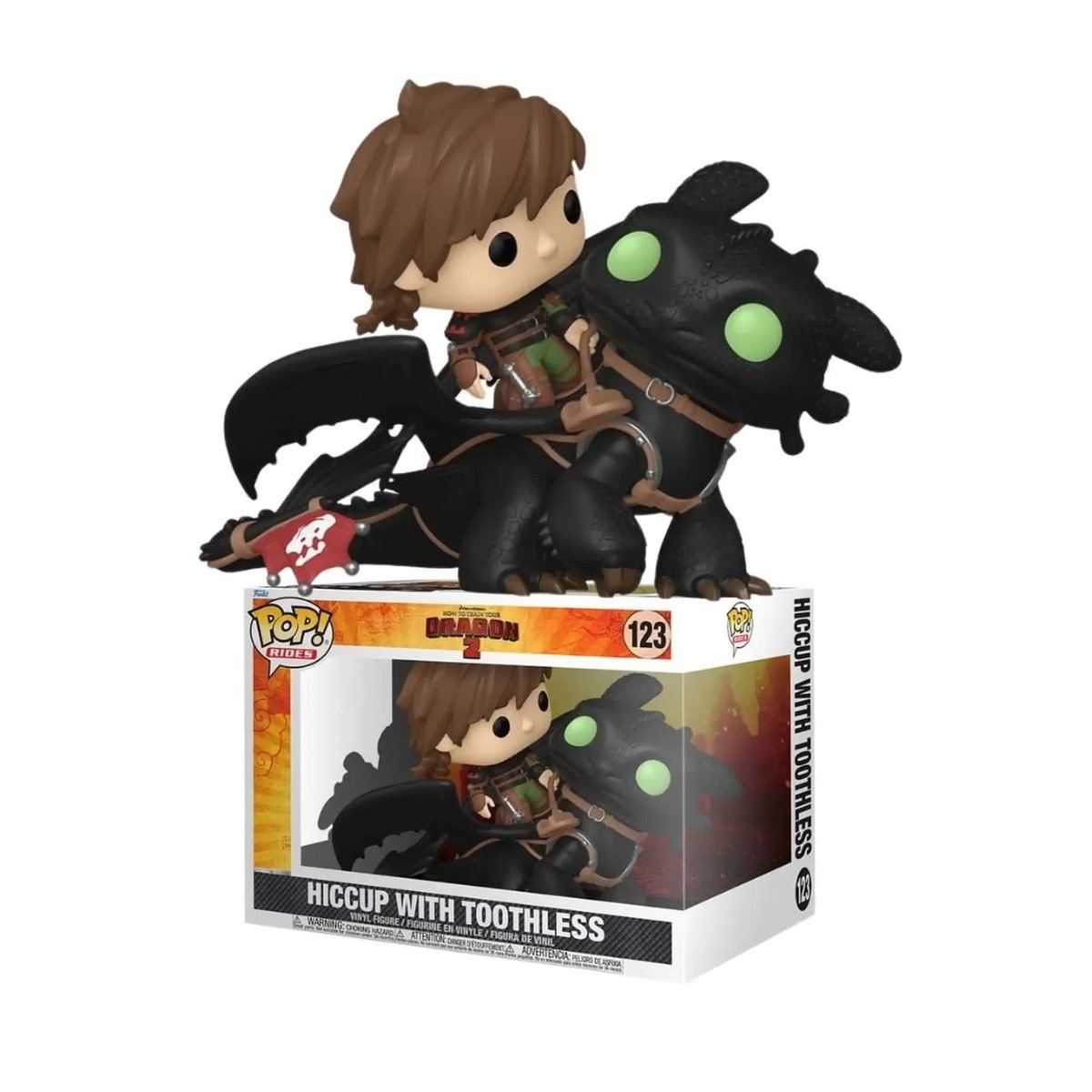 Funko Pop! Deluxe: How To Train Your Dragon 2 - Hiccup With Toothless #123