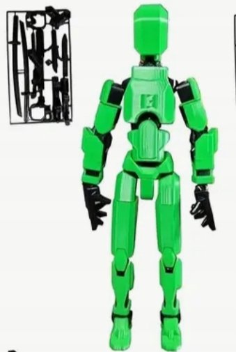 Figurka robot 3D kreatywna zabawka dla dziecka składane klocki