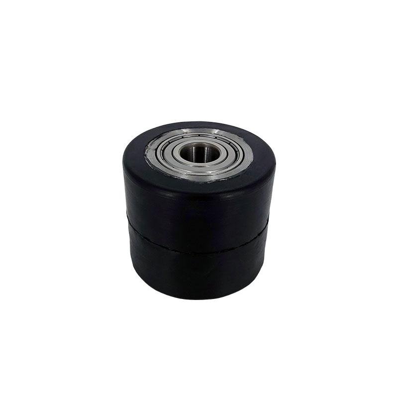 Rolki aluminiowo - gumowe 70 mm x 60 mm - otwór 25 mm