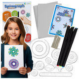 Zestaw Edukacyjny Do Rysowania Spirograf 28 Elementów Z1064