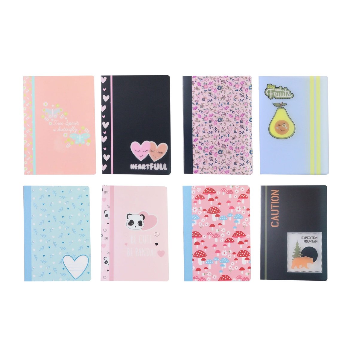 Zeszyt z okładką polipropylenową A4 48 kartek 90g w linie S'COOL MIX