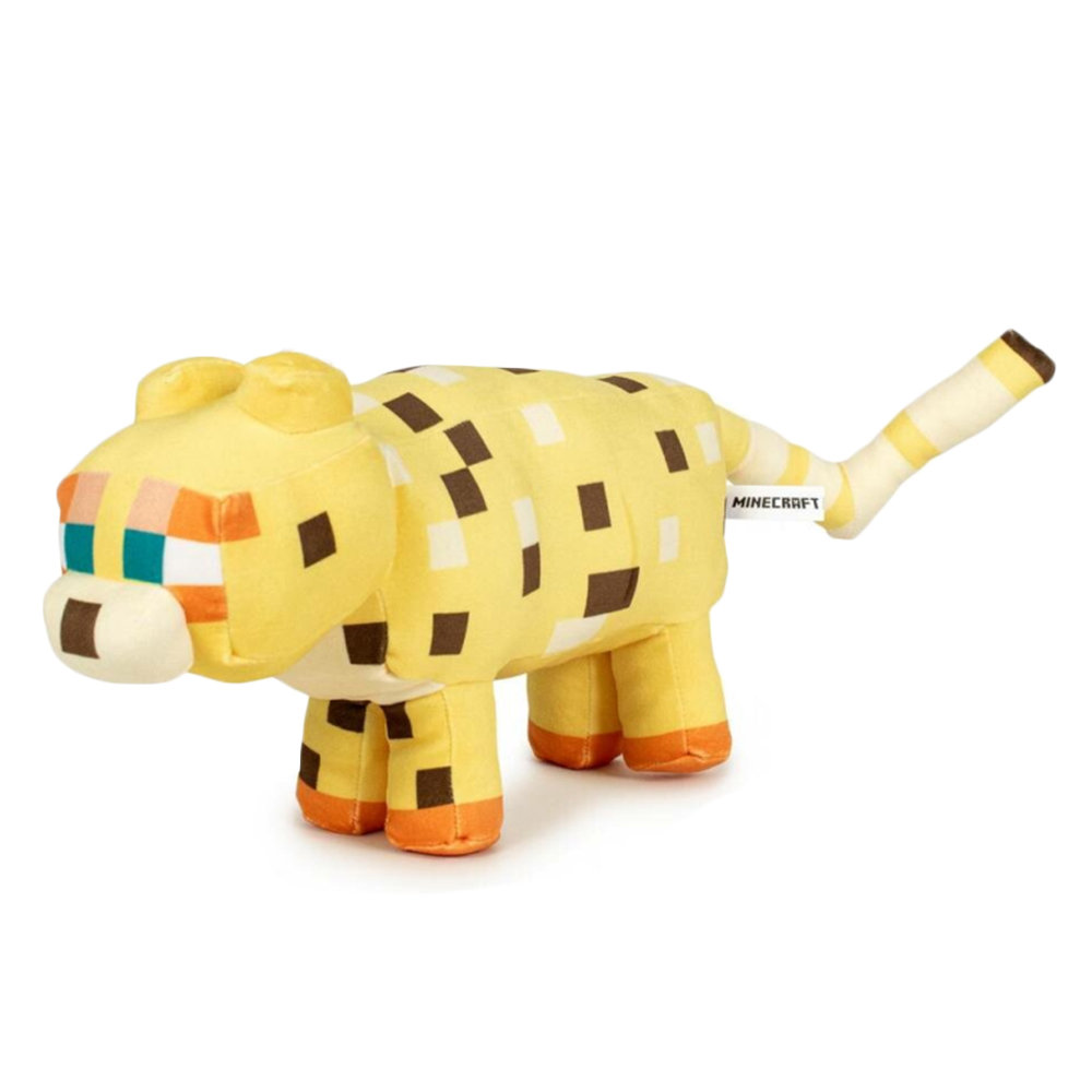 Minecraft Ocelot Oryginalna Maskotka 45 cm Miękki Pluszak Z Gry Kot