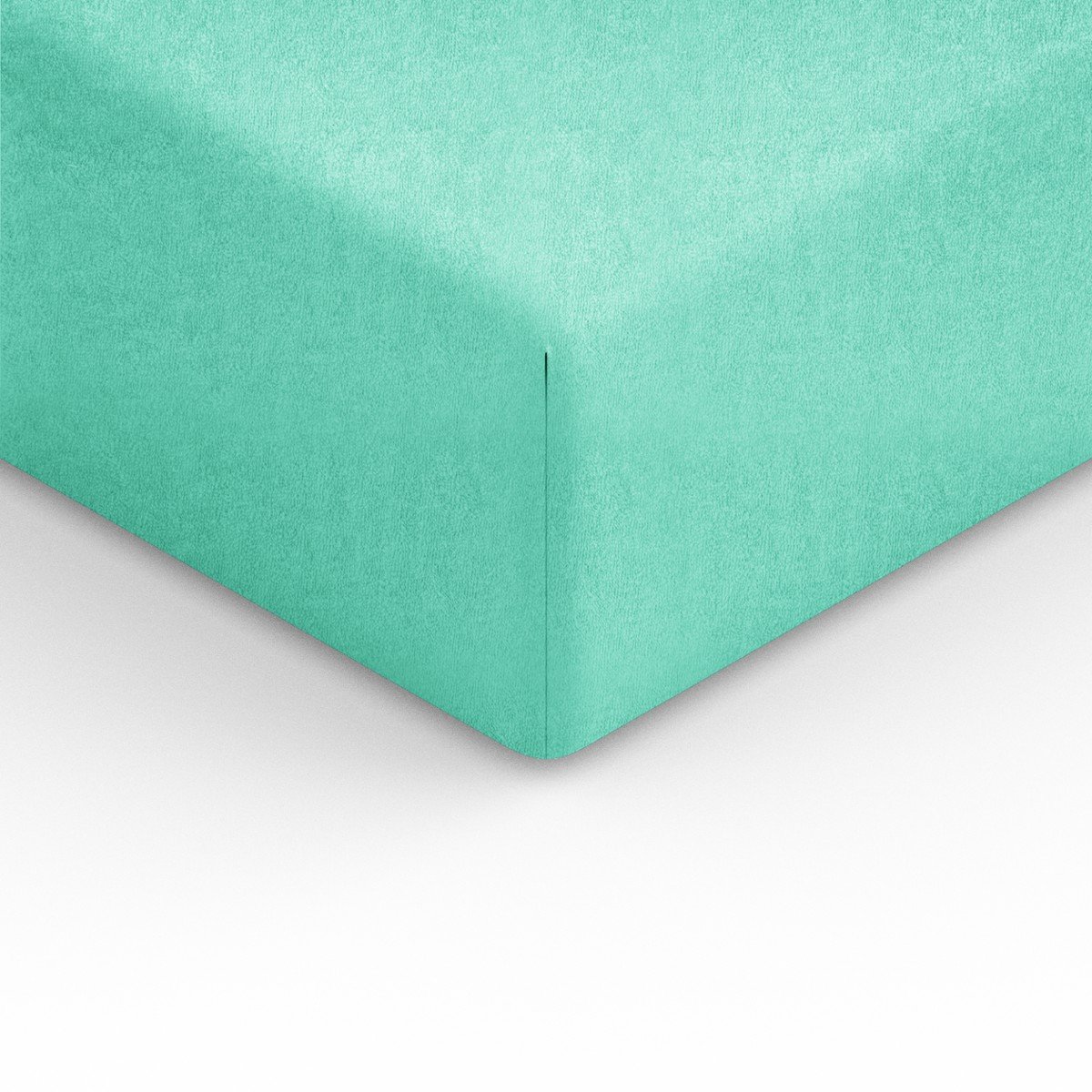 Spod Igły i Nitki Prześcieradło Frotte z gumką 220x200 cm miętowe