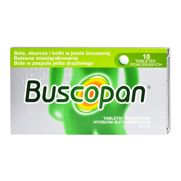 Boehringer Ingelheim BOEHRINGER INGELHEIM INTERN.GMBH Buscopan 10 mg 10 tabletek powlekanych