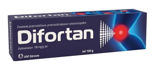 US PHARMACIA Difortan 100 mg/g żel 100 g |  OD 199 PLN!