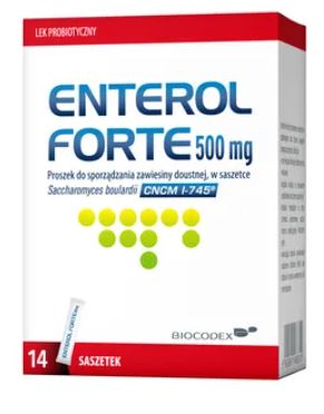 Enterol forte 500 mg x 14 sasz