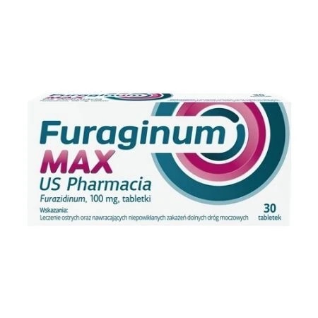 Furaginum Max US Pharmacia 100 mg x 30 tabl