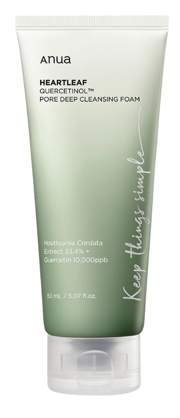 Anua Heartleaf Dogłębnie oczyszczająca pianka do twarzy 150 ml