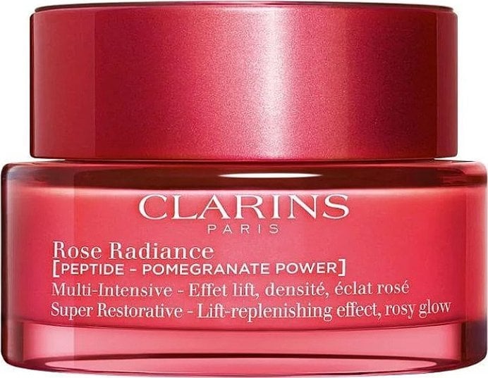 Clarins Rose Radiance Krem do twarzy przeciwzmarszkowy na dzień 50ml