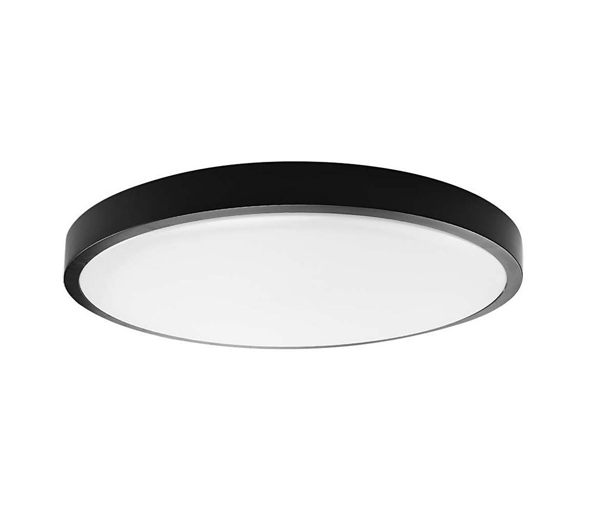 LED Plafon łazienkowy LED/36W/230V IP44 3000K śr. 35 cm czarny