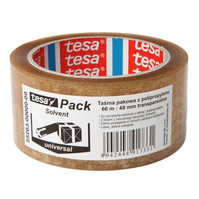 TESA taśma pakowa 4263 kauczuk naturalny przezroczysta)