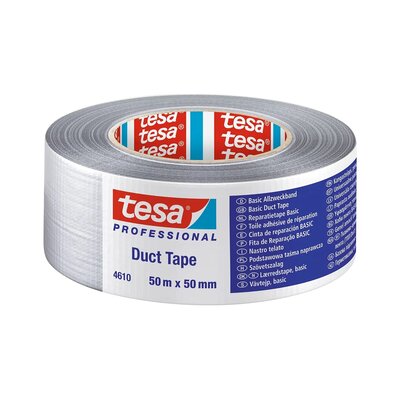 Tesa Taśma naprawcza TESAbasic 50m:50mm srebrna