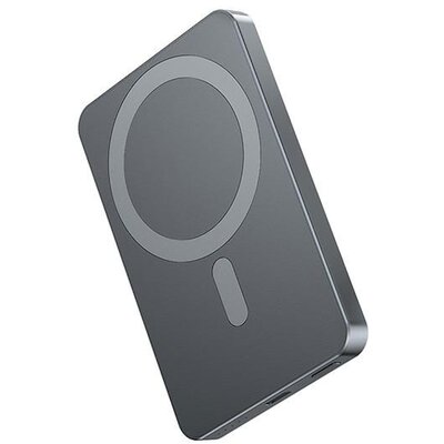 Powerbank indukcyjny AWEI MagSafe P112K 5000mAh 15W Szary | Bezpłatny transport