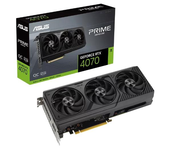 ASUS Prime GeForce RTX 4070 OC Edition 12GB GDDR6X 192bit DLSS 3
