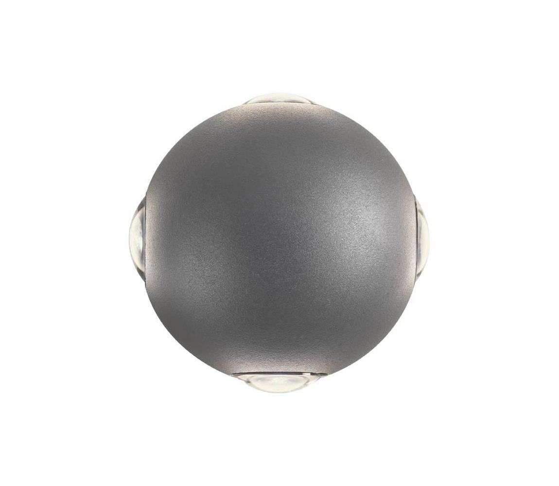 Redo 90500 -LED Kinkiet zewnętrzny MILESTONE 4xLED/3W/230V IP54 antracyt