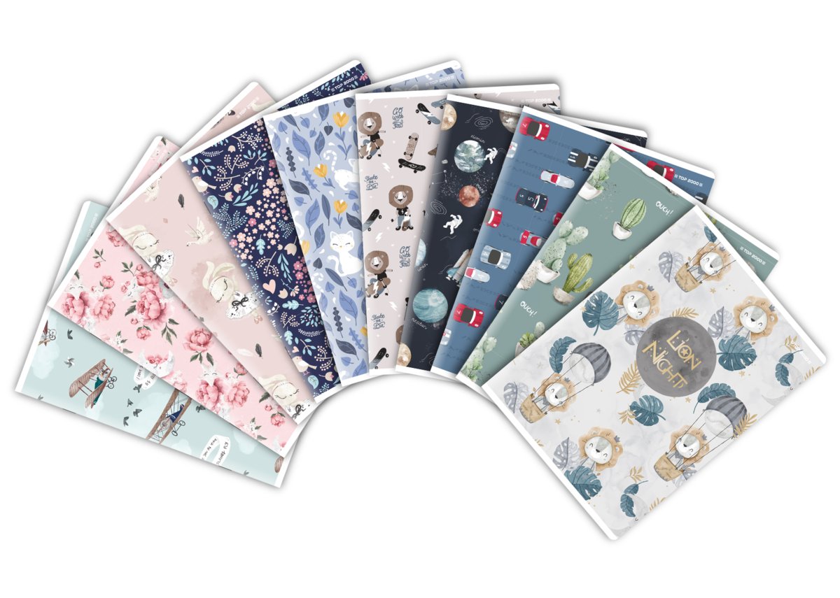 TOP-2000 Zeszyt megamix A5 32k 60g linia z marginesem 400147546 400147546