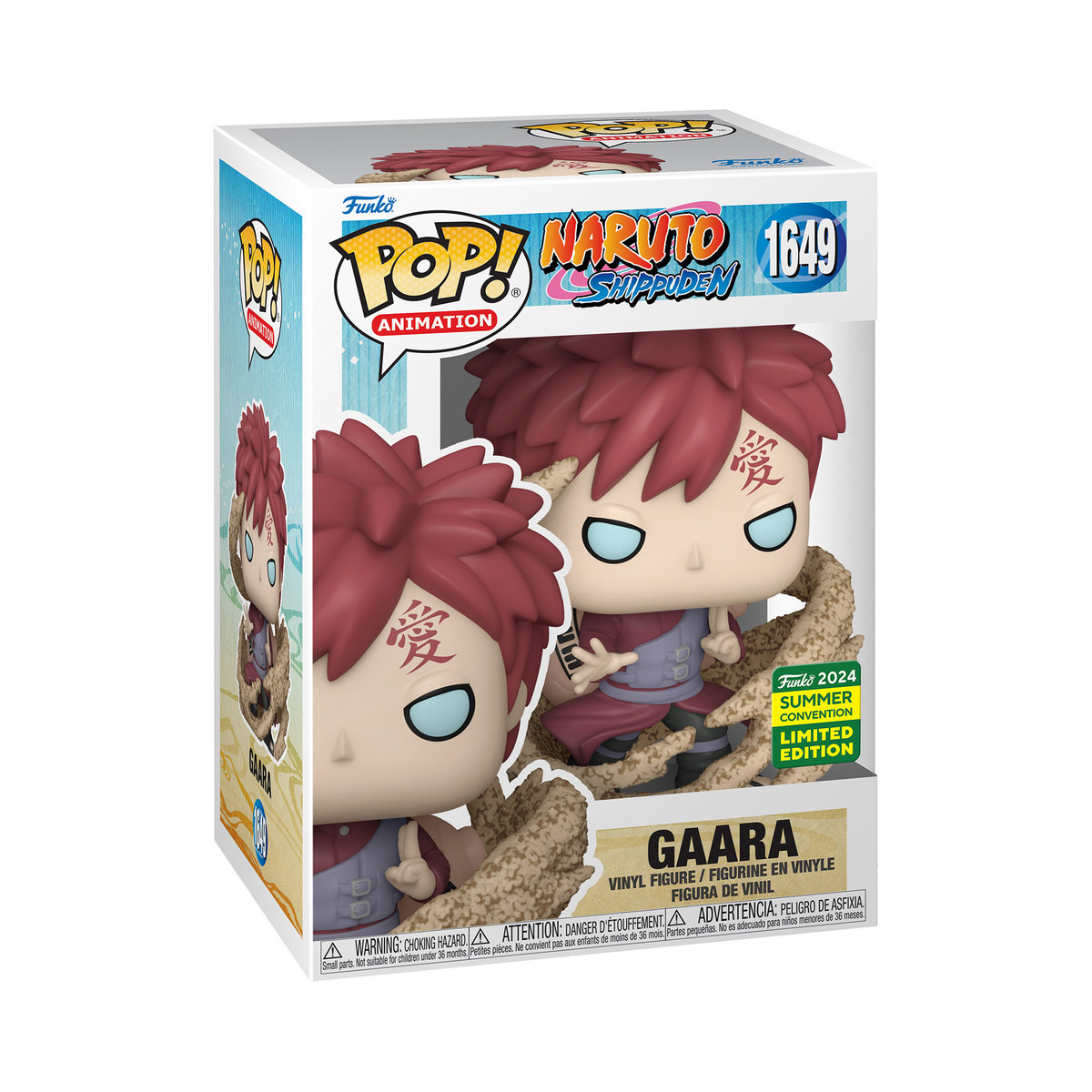 Funko POP! Anime, figurka kolekcjonerska, Naruto Shippuden, Gaara, 1649