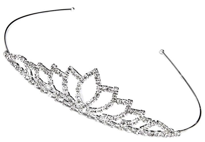 Diadem, Korona, Tiara, Ślubna ozdoba do włosów, Srebrna