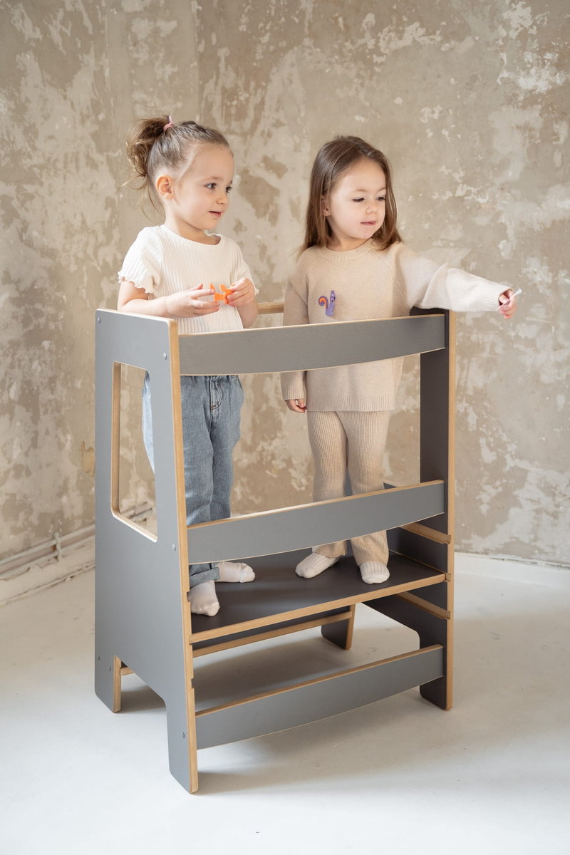 Kitchen Helper DOUBLE - Pomocnik Kuchenny DLA RODZEŃSTWA - szary