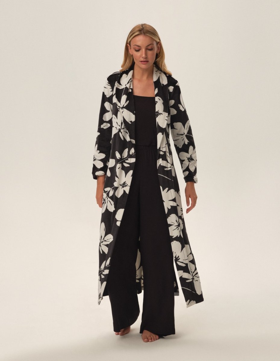 Szlafrok damski Jua - czarny S