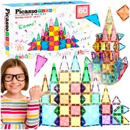 Ptm60 Klocki Magnetyczne 60W1 Picasso Tiles konstrukcyjne