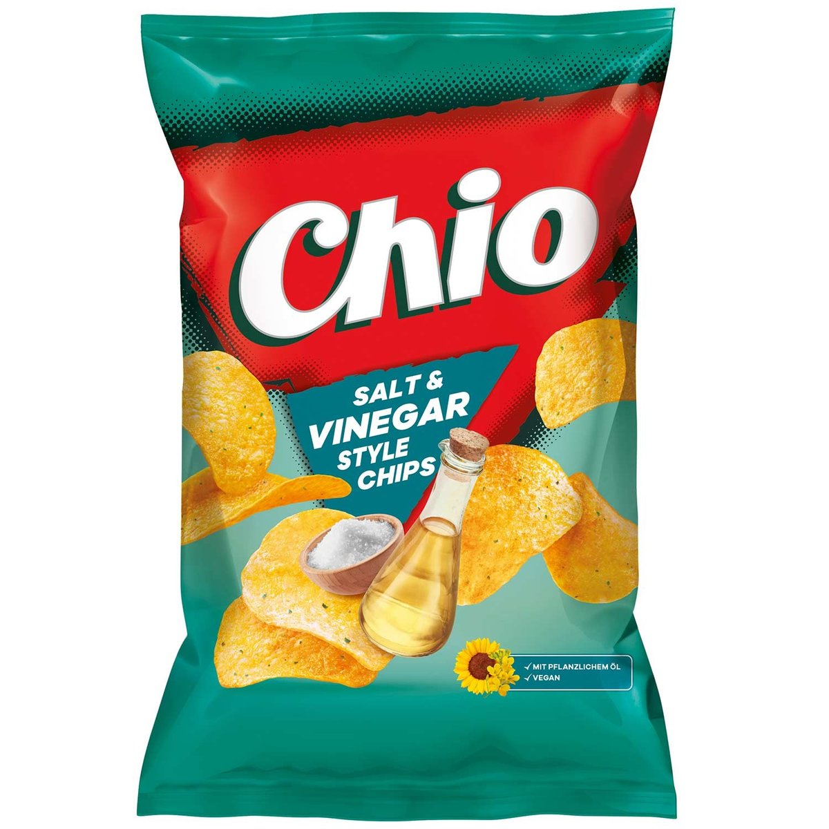 CHIO chipsy sól i ocet Salt & vinegar style DE 150g