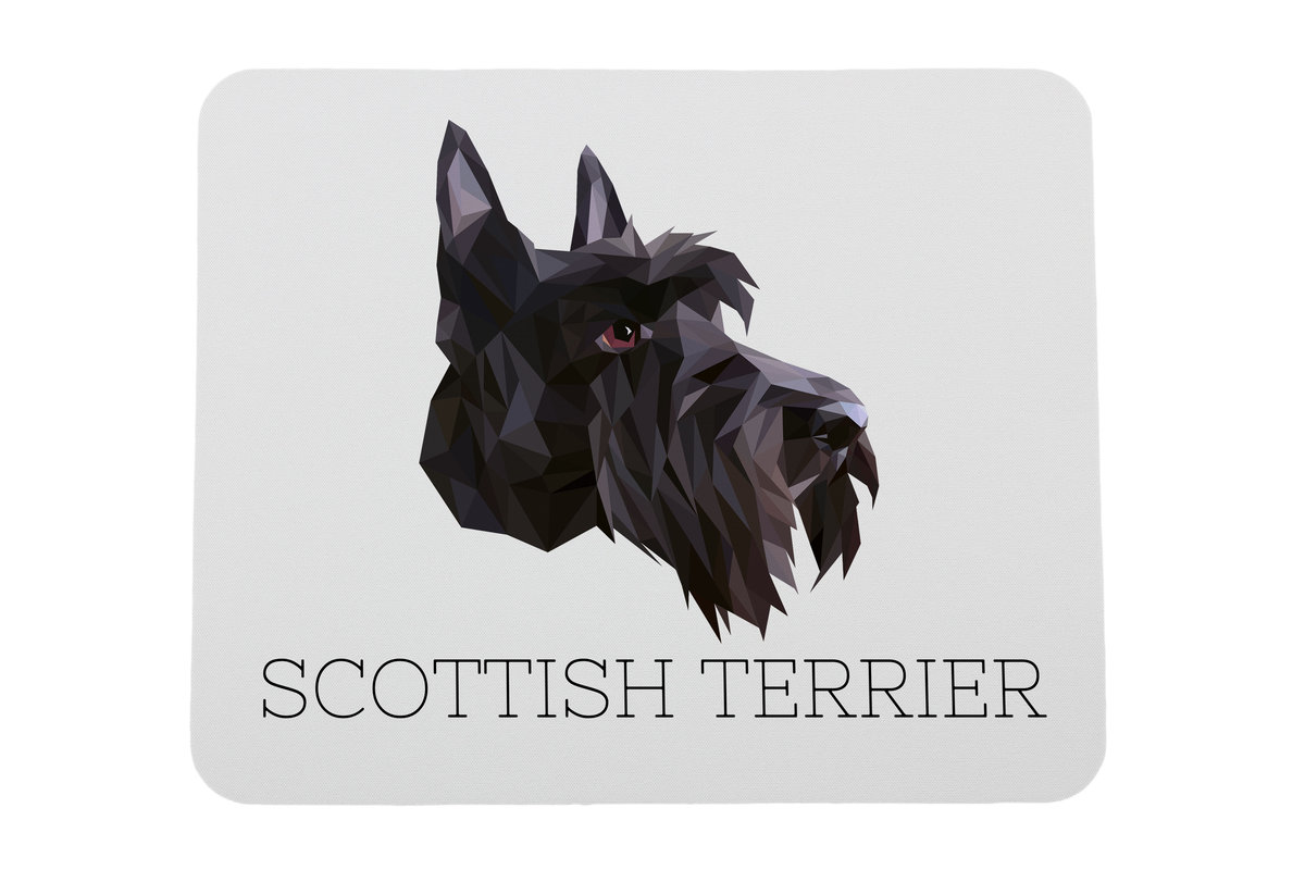 Terier szkocki podkładka geometryczny Art-Dog
