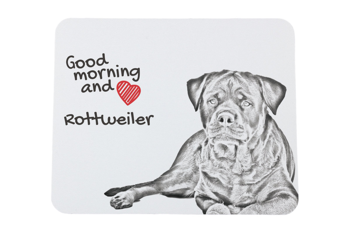 Rottweiler podkładka pod mysz z psem Art-Dog