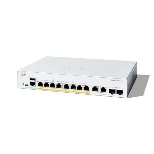 Zestaw 8-portowy GE PoE Ext PS 2x1G CISCO Catalyst 1300