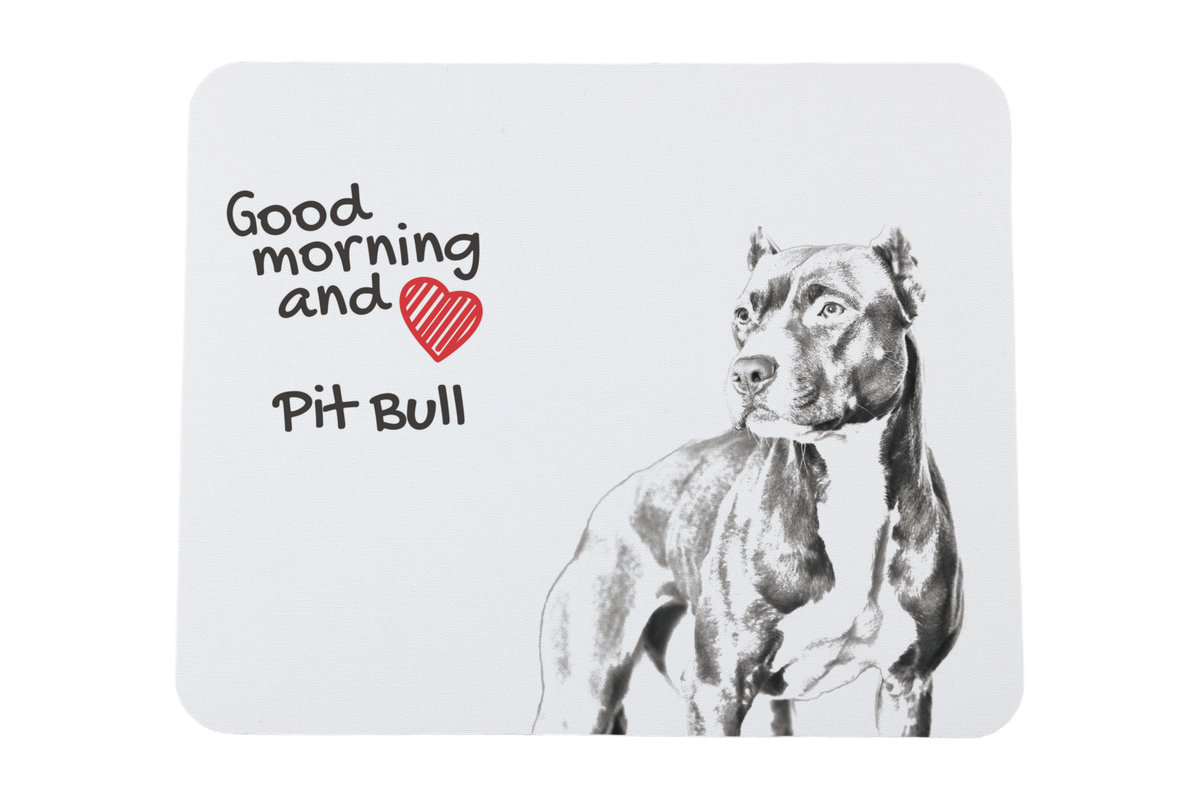 Pitbull Amerykański podkładka pod mysz z psem Art-Dog