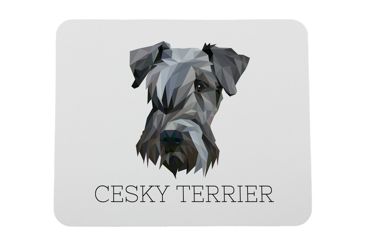 Terier czeski podkładka geometryczny Art-Dog