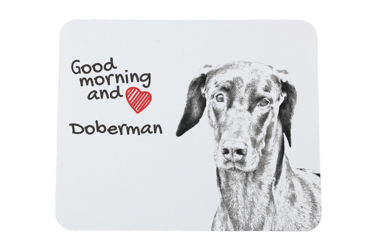 Doberman podkładka pod mysz z psem Art-Dog