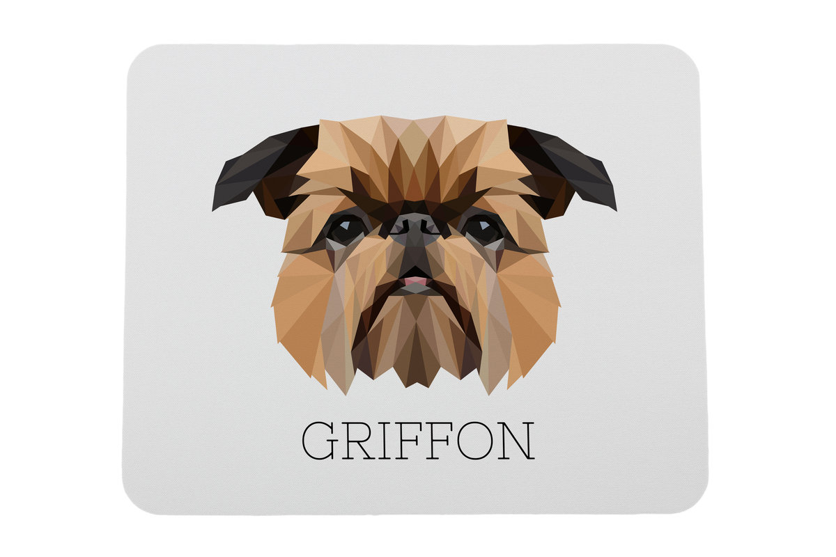 Gryfonik brukselski podkładka geometryczny Art-Dog
