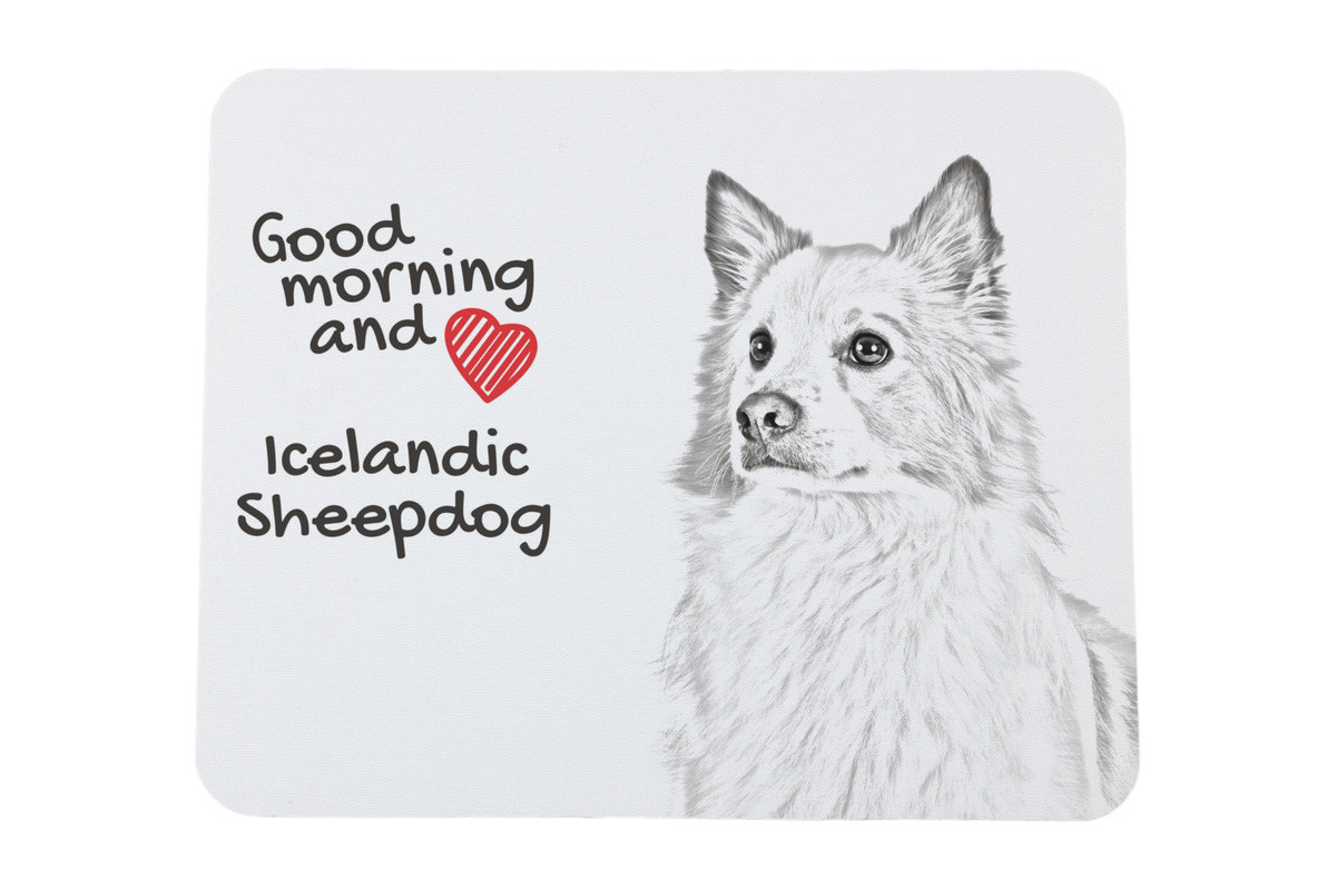 Islandzki szpic pasterski podkładka pod mysz z psem Art-Dog