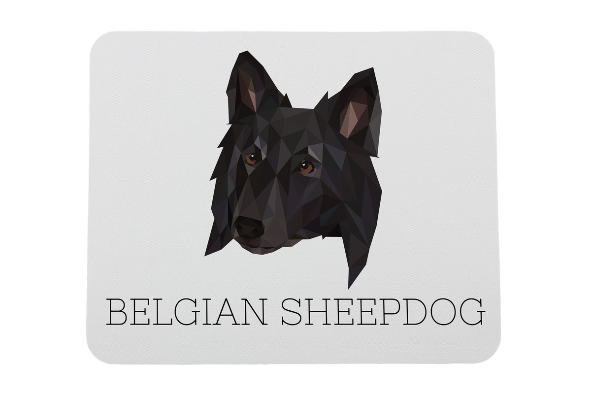 Owczarek belgijski podkładka geometryczny Art-Dog