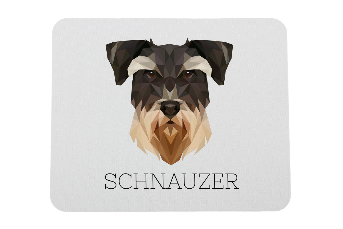 Sznaucer podkładka geometryczny Art-Dog