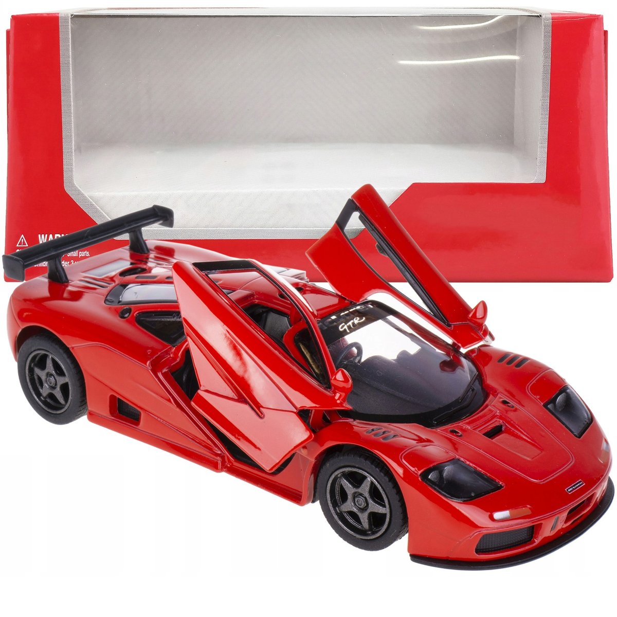 Auto Metalowe Samochód Model 1995 Mclaren F1 Gtr 1:34 Zabawka Dla Dzieci  Z Napędem