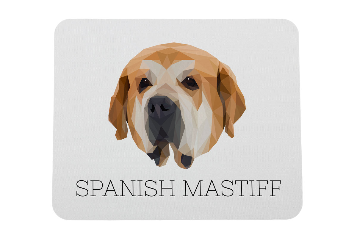 Mastif hiszpański podkładka geometryczny Art-Dog