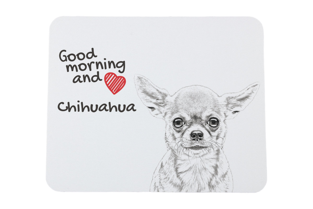 Chihuahua krótkowłosy podkładka pod mysz z psem Art-Dog