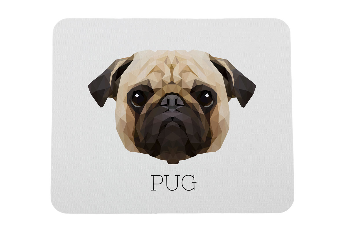 Mops podkładka geometryczny Art-Dog