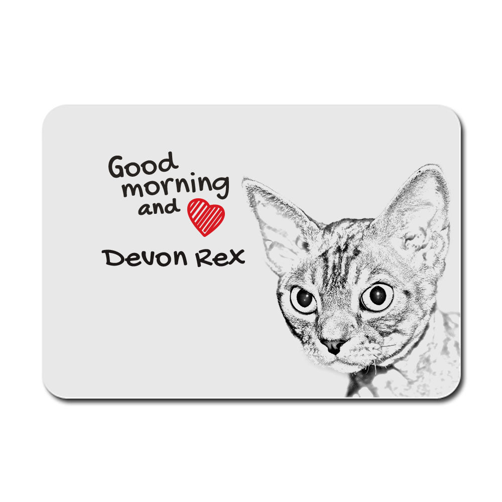 Devon Rex podkładka pod mysz z kotem Art-Dog