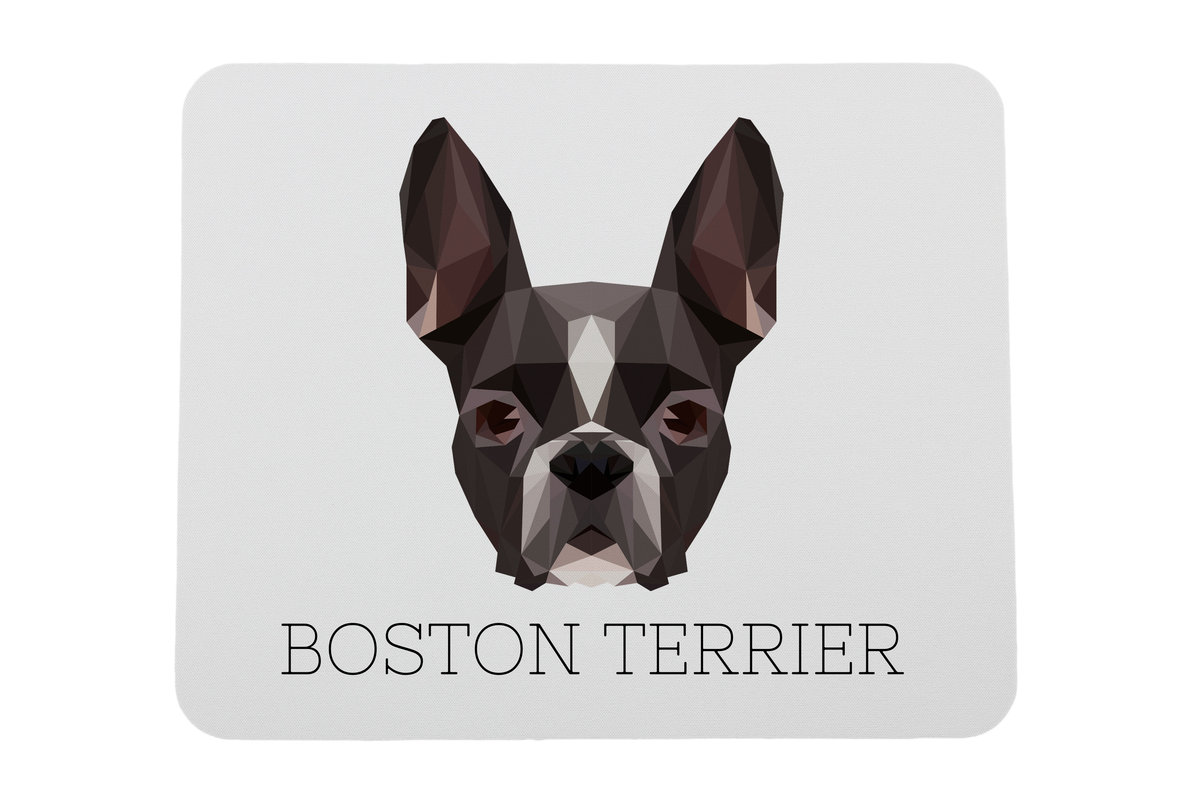 Boston Terrier podkładka geometryczny Art-Dog