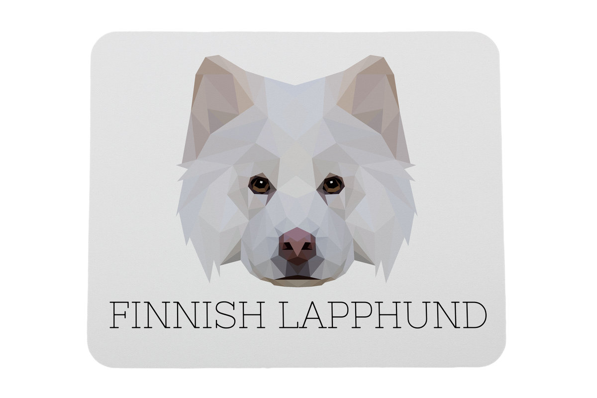 Fiński lapphund podkładka geometryczny Art-Dog