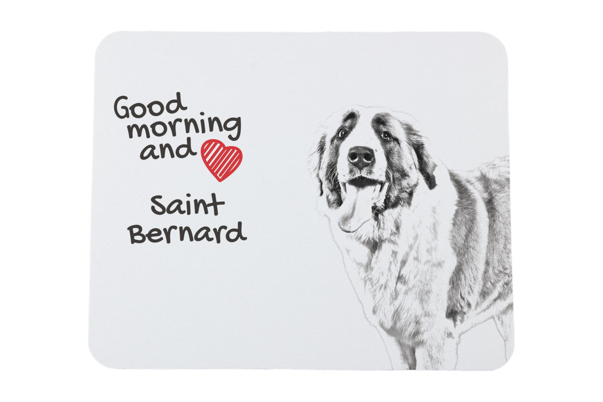 Bernardyn podkładka pod mysz z psem Art-Dog