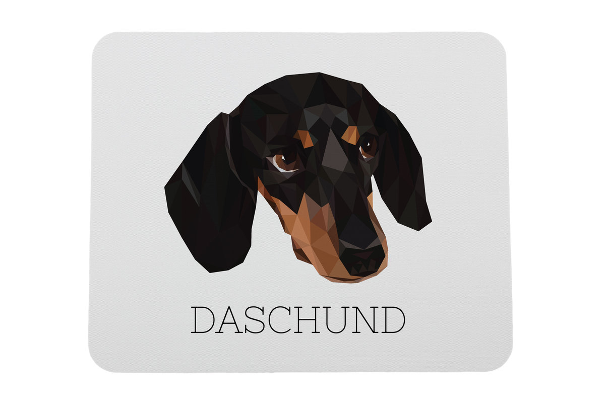 Jamnik krótkowłosy podkładka geometryczny Art-Dog