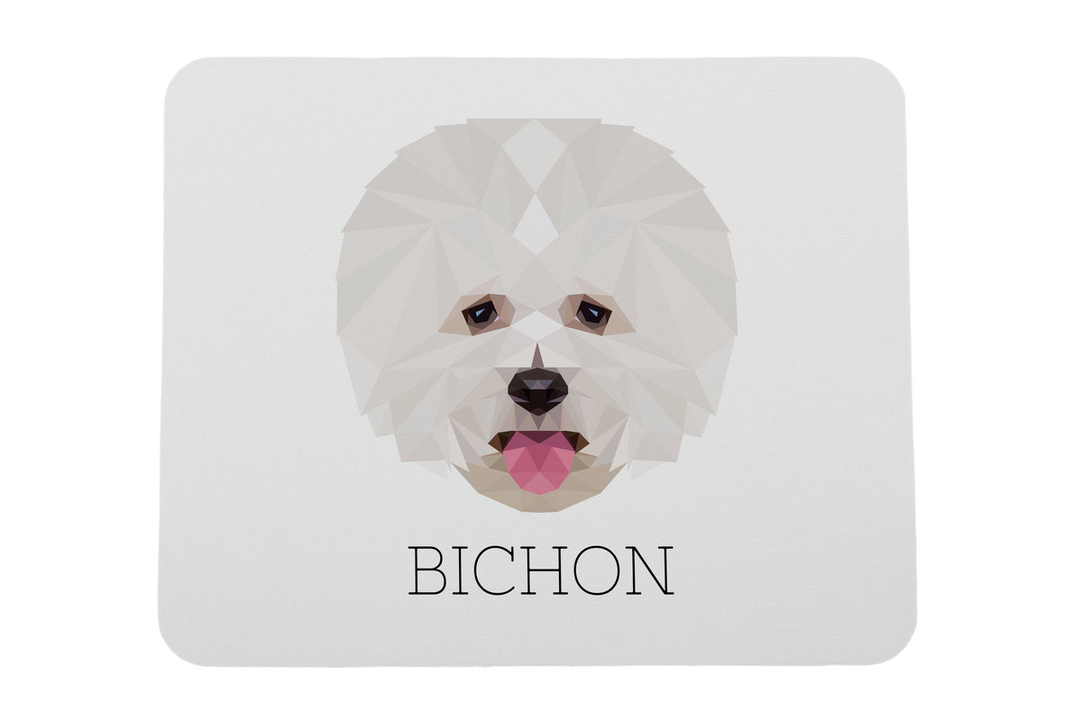 Bichon Frise podkładka geometryczny Art-Dog