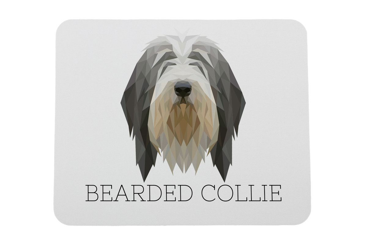 Bearded Collie podkładka geometryczny Art-Dog